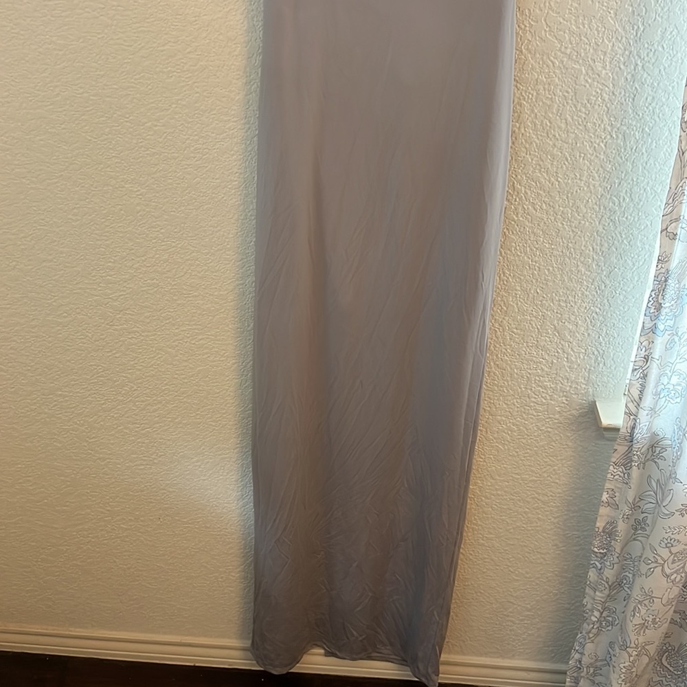 Superdown Erla Cutout Maxi Dress in Light Grey - Picture 8 of 11